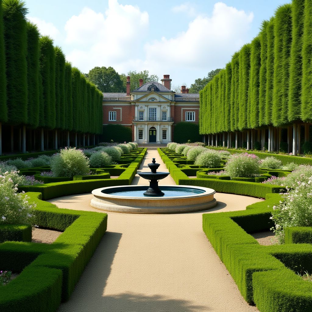 Großes Landgut mit klassischem Garten